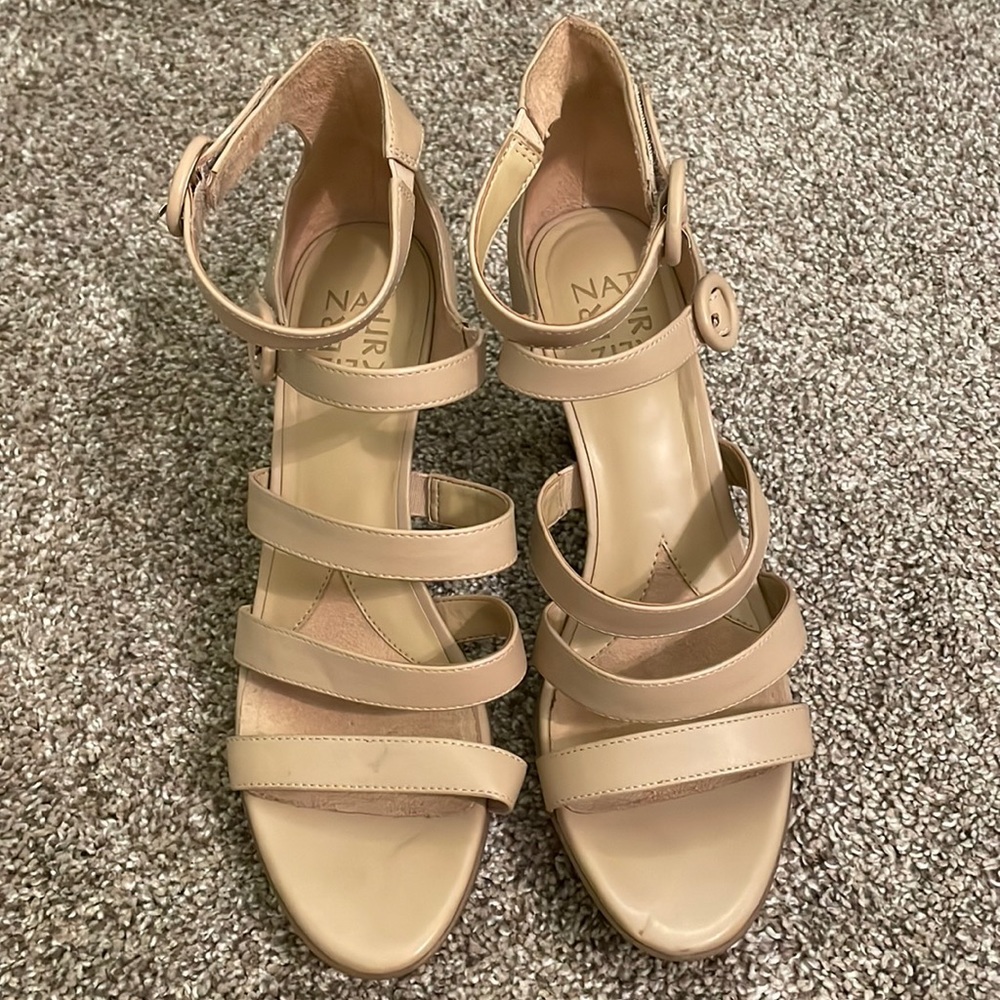 Nude Strappy Heels